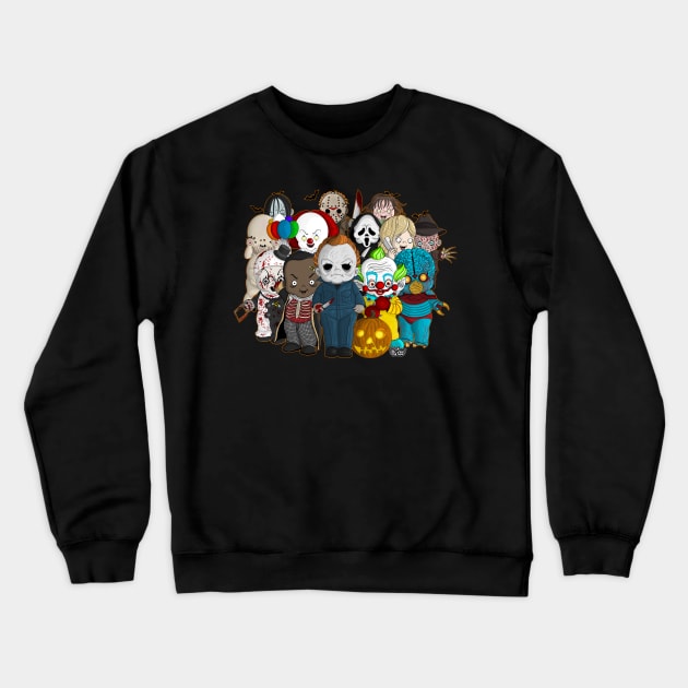 Sammy's Horror Baby's Crewneck Sweatshirt by The Art of Sammy Ruiz